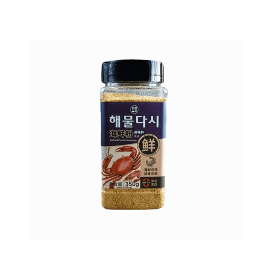 探食家 韩式海鲜粉控盐增鲜 350g*1瓶 350 克