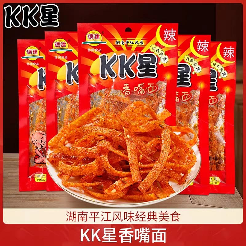 KK Star Hunan Pingjiang spicy strips 180g 180 g