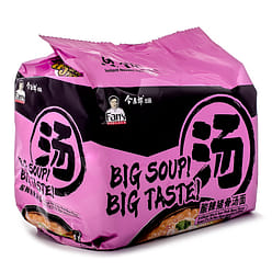 Fan's Kitchen Instant Noodles, Hot and Sour Pork Bone Flavor 5pks 1 each