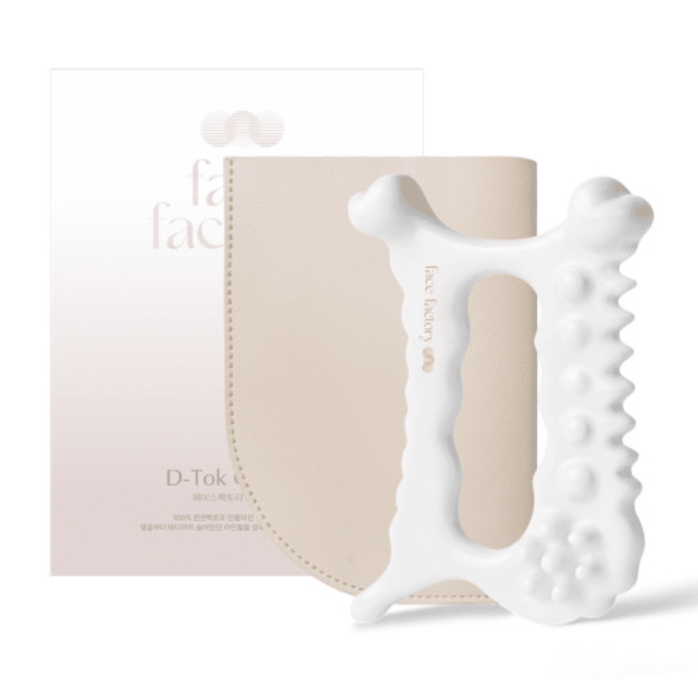[Ships directly from Korea] Face Factory Detox Gua Sha Ceramic Massager 1 อัน