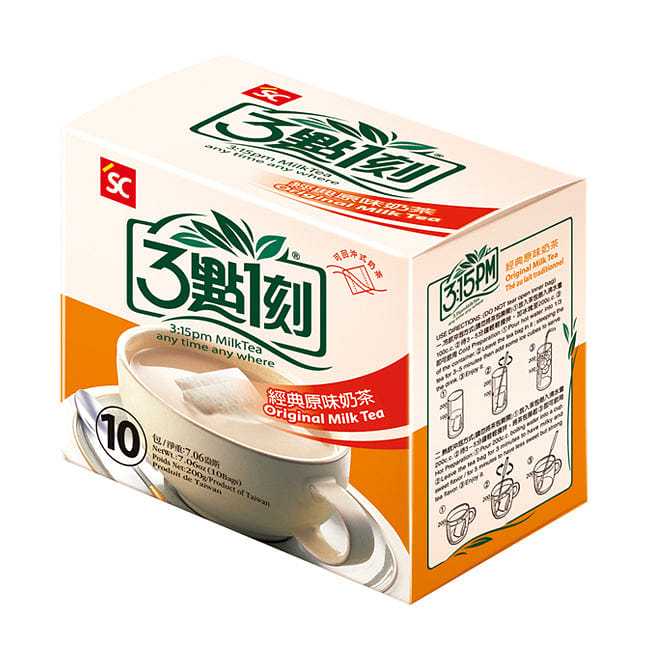 Taiwan [3:15] Classic Original Milk Tea (10pcs) 1 케이스