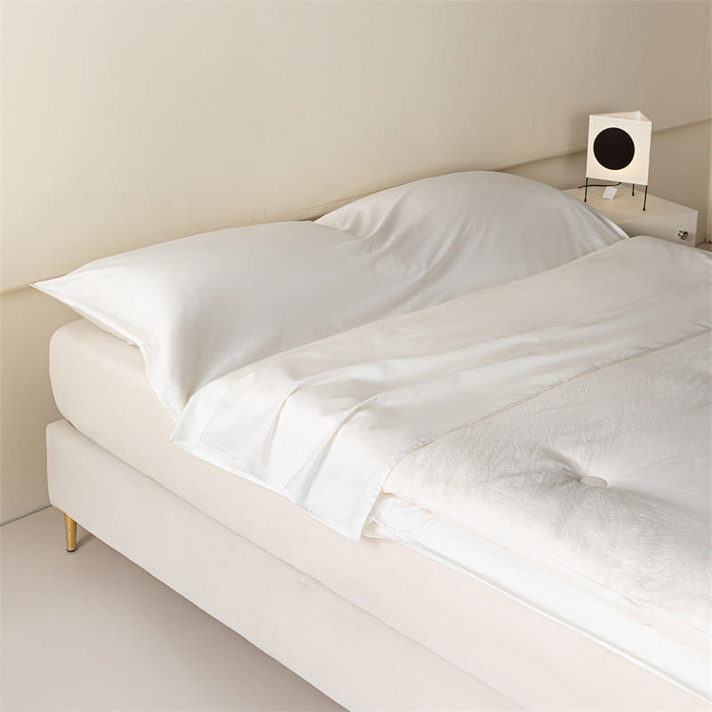 Luxury Cotton Travel Sleep Sack Cloud White-King 2000 g