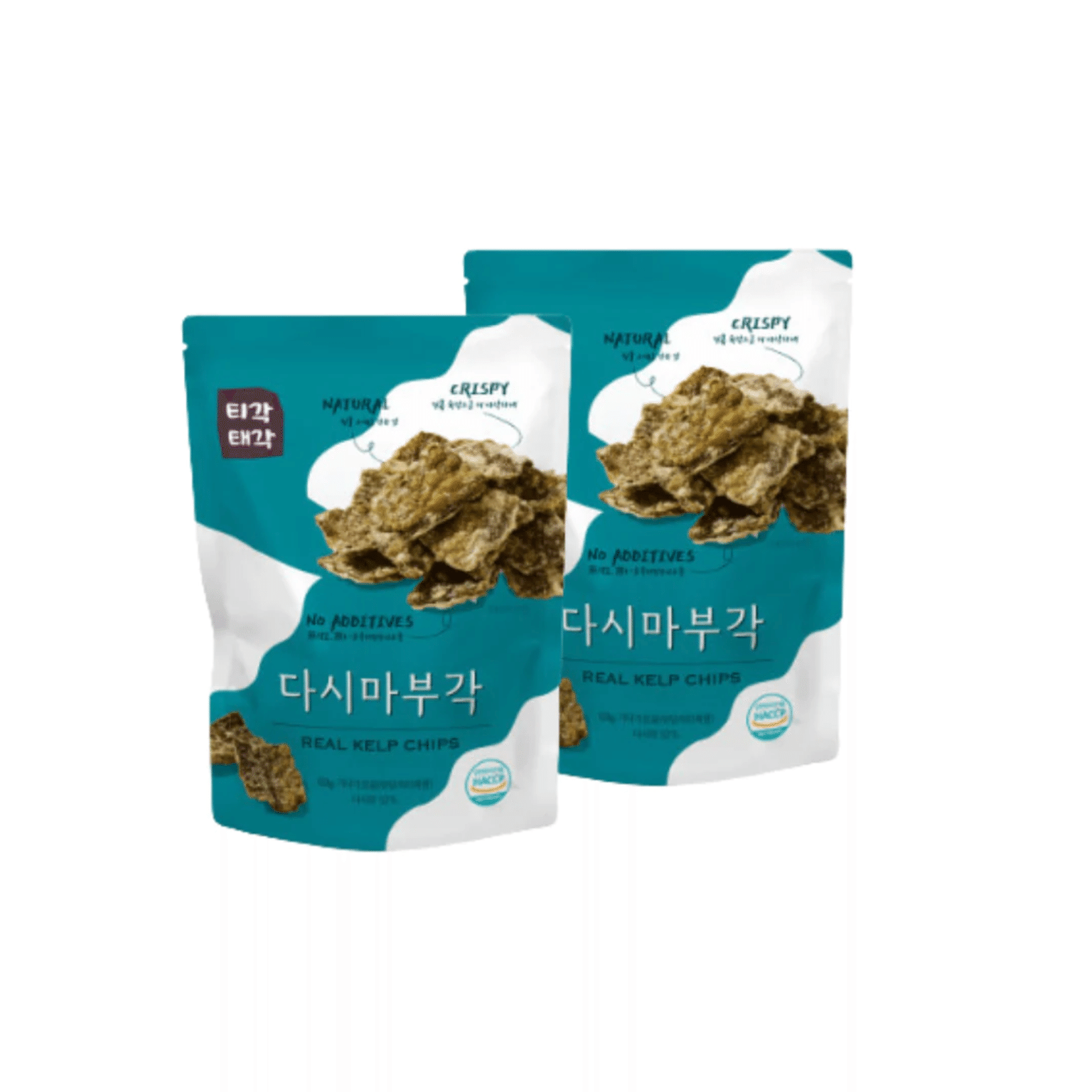 TIGAKTEGAK Real Kelp Chips - Pack of 2 / 60 กรัม