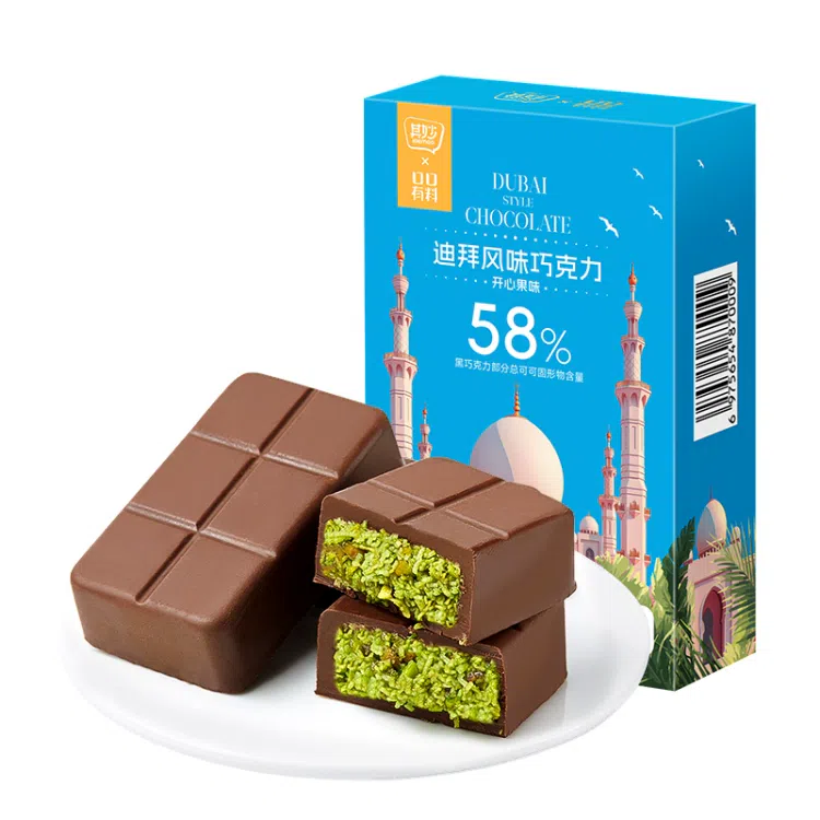 菓子 Dubai Chocolatet Amazon.com : Viral Dubai Milk Chocolate Pistachio Kunafa