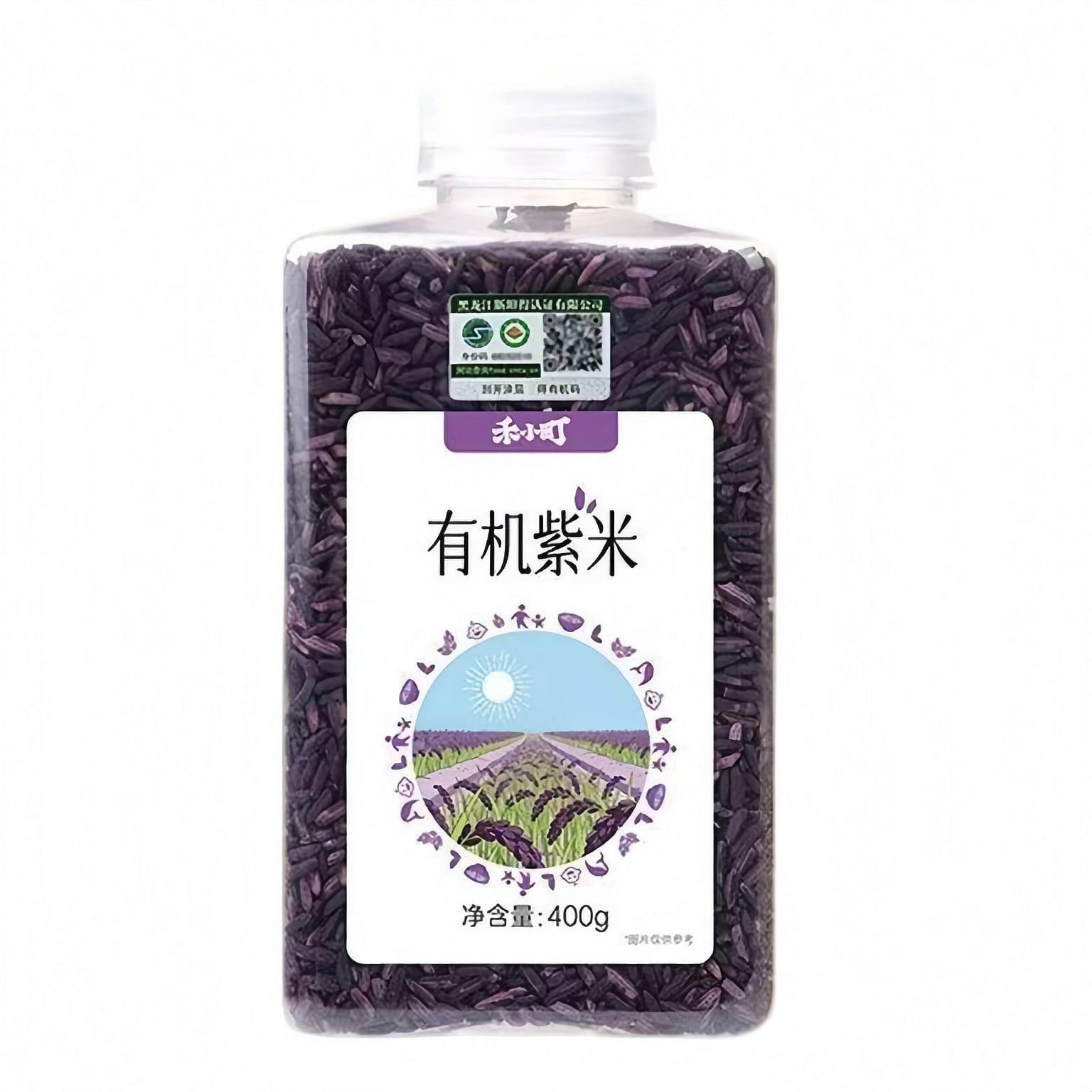 1 can of organic purple glutinous rice 400 g