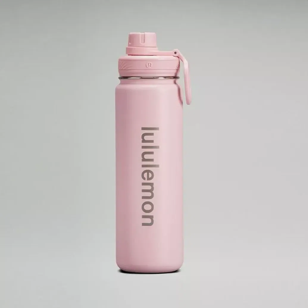 Lululemon Back To Life Water Bottle Sport 24Oz 710ml Insulated pink 1 อัน