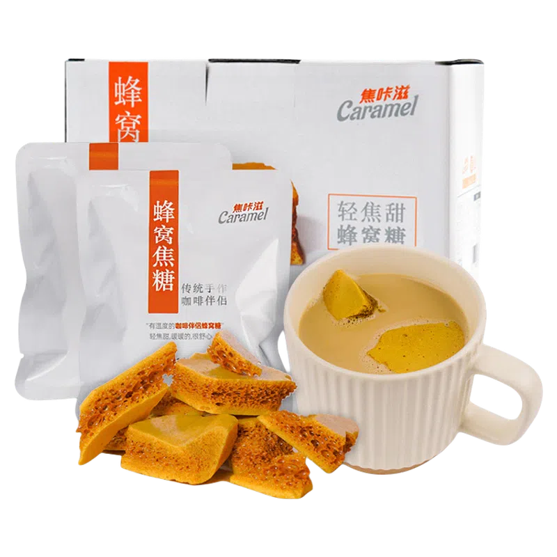 焦咔滋 蜂窩焦糖10g*10袋/盒 咖啡糖包焦糖咖啡專用伴侶 100 克