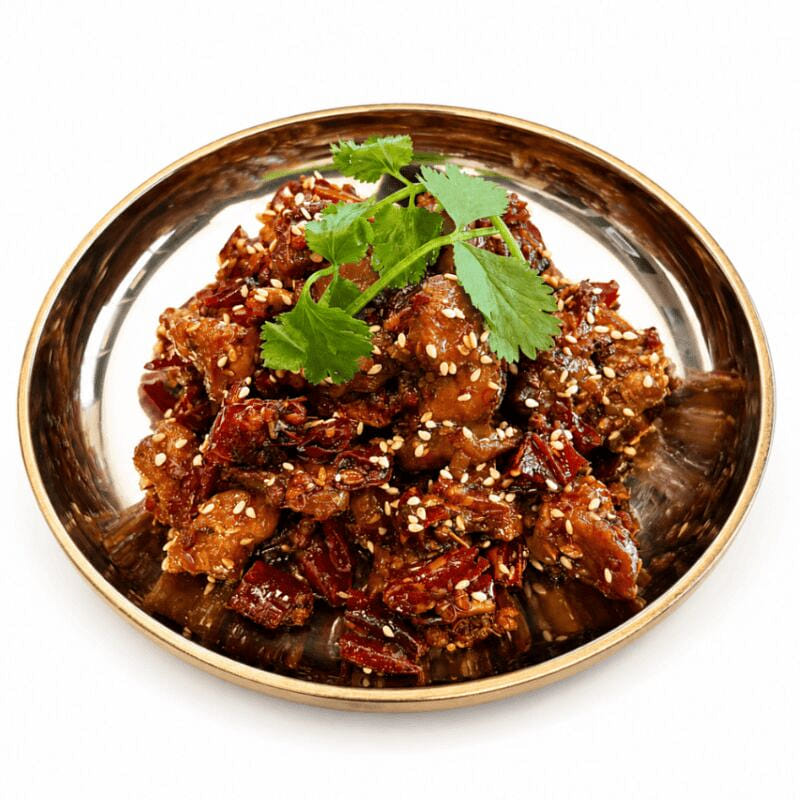 Spicy Chili Chicken Soft Bone 10oz container 0.5lb 1 each