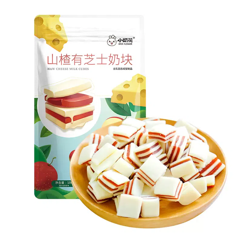 Milk Flower Hawthorn Cheese Milk Cubes 1 phần