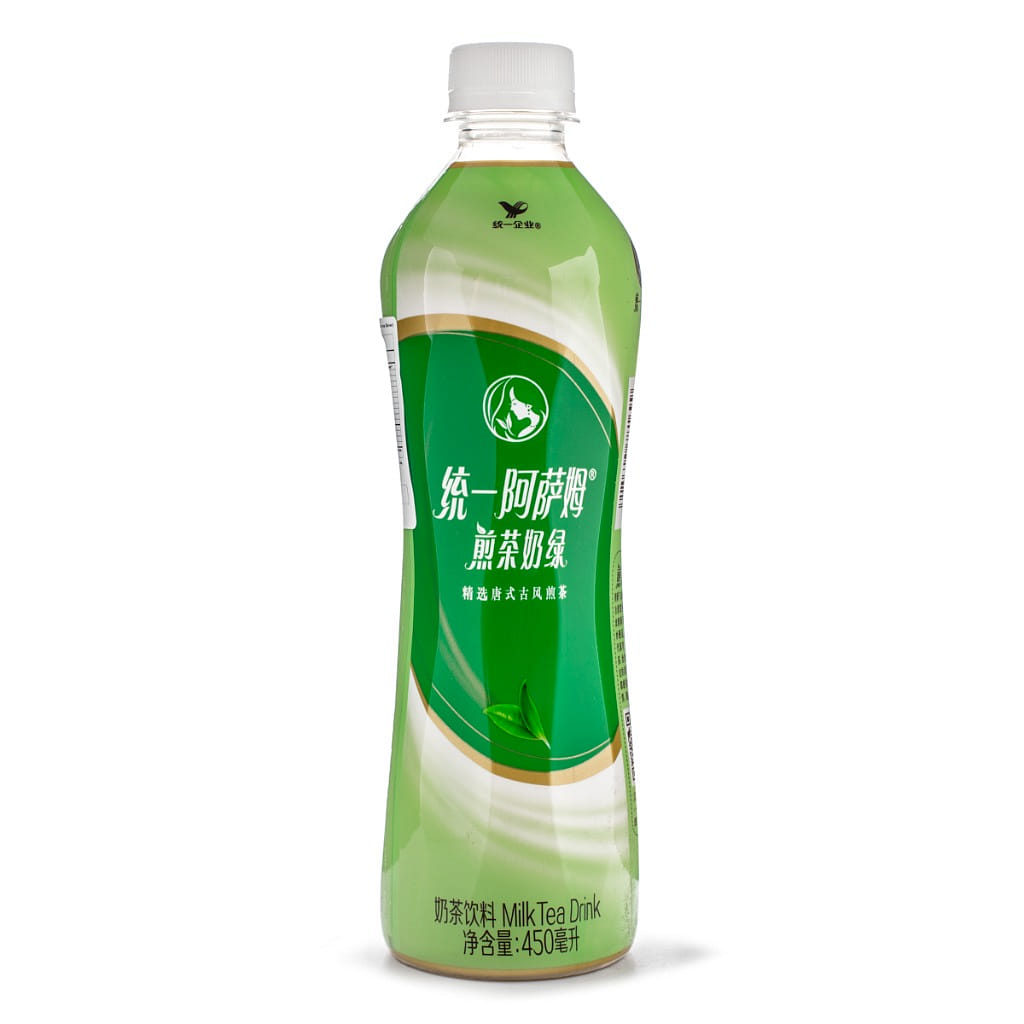 Unif 아쌈 녹차 밀크티 450 밀리리터