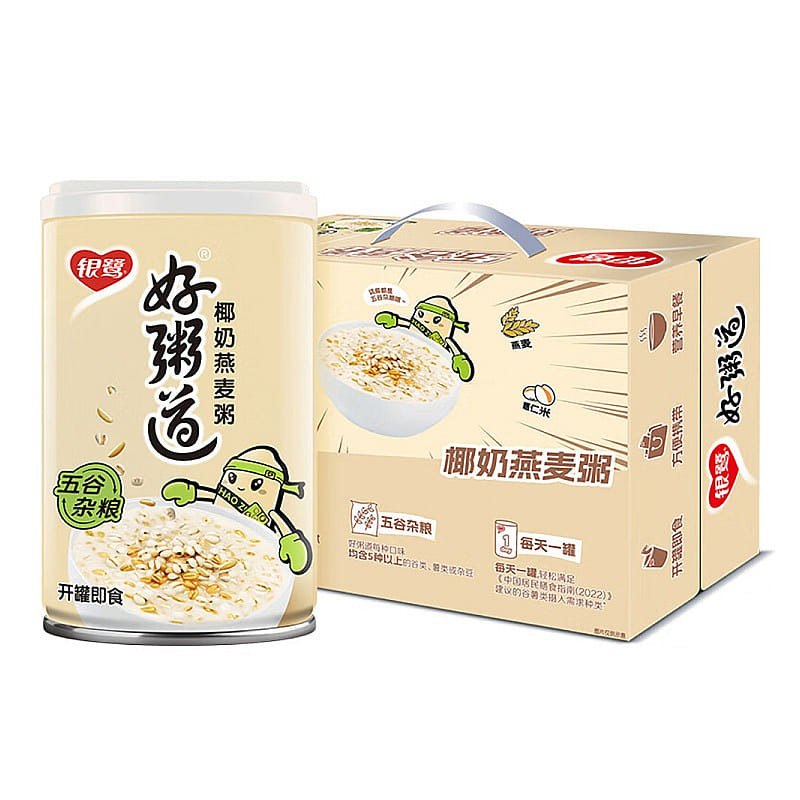 Yinlu Coconut Milk Oat Congee 280g 12 อัน