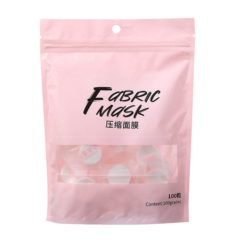 Compressed  Disposable Fabric Facial Mask Sheet 100 개입