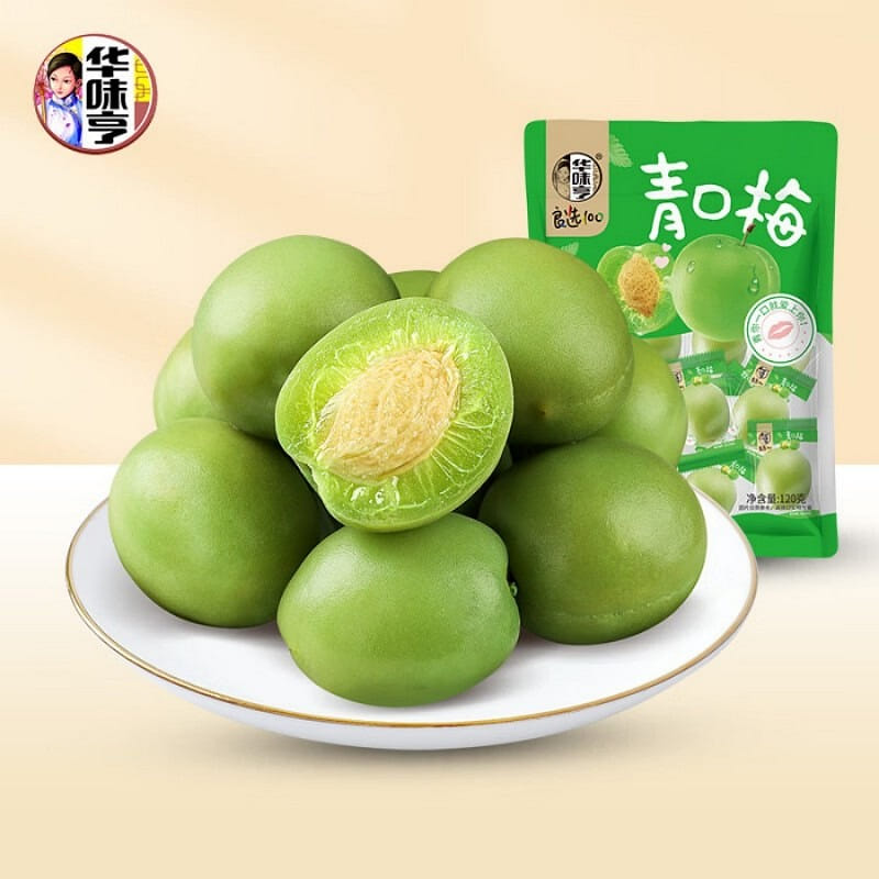 Hua Weiheng Crisp Green Plums   Green Plum Preserv 120 g
