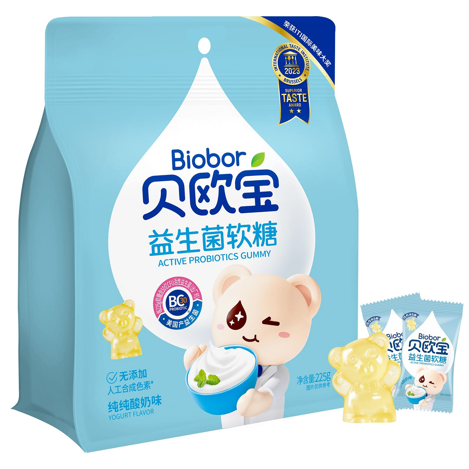 Biobor active probiotic gummy bear for children 7.94 온스