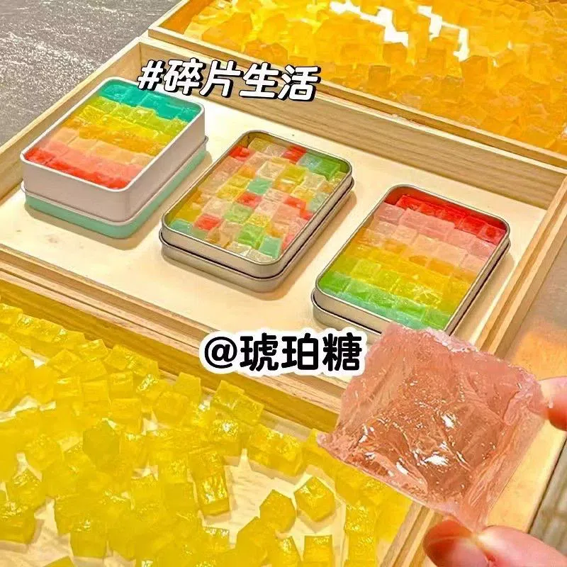 Internet celebrity amber candy, a 4g * 30 snacks, high-value voice-controlled candy, gem crystal candy, delicious small packaging 120 그램