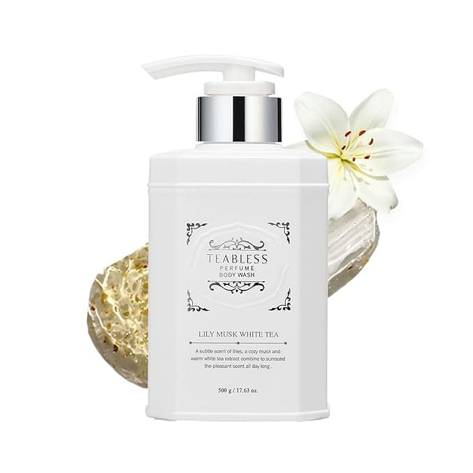 Perfume Body Wash Lily Musk White Tea Scent,soothe 17.6Fl Oz 500g 1 個