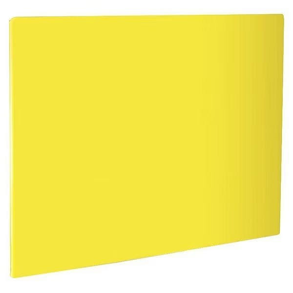 Cutting Board, 24 in. L, Yllw, Polyethylene 2 lb