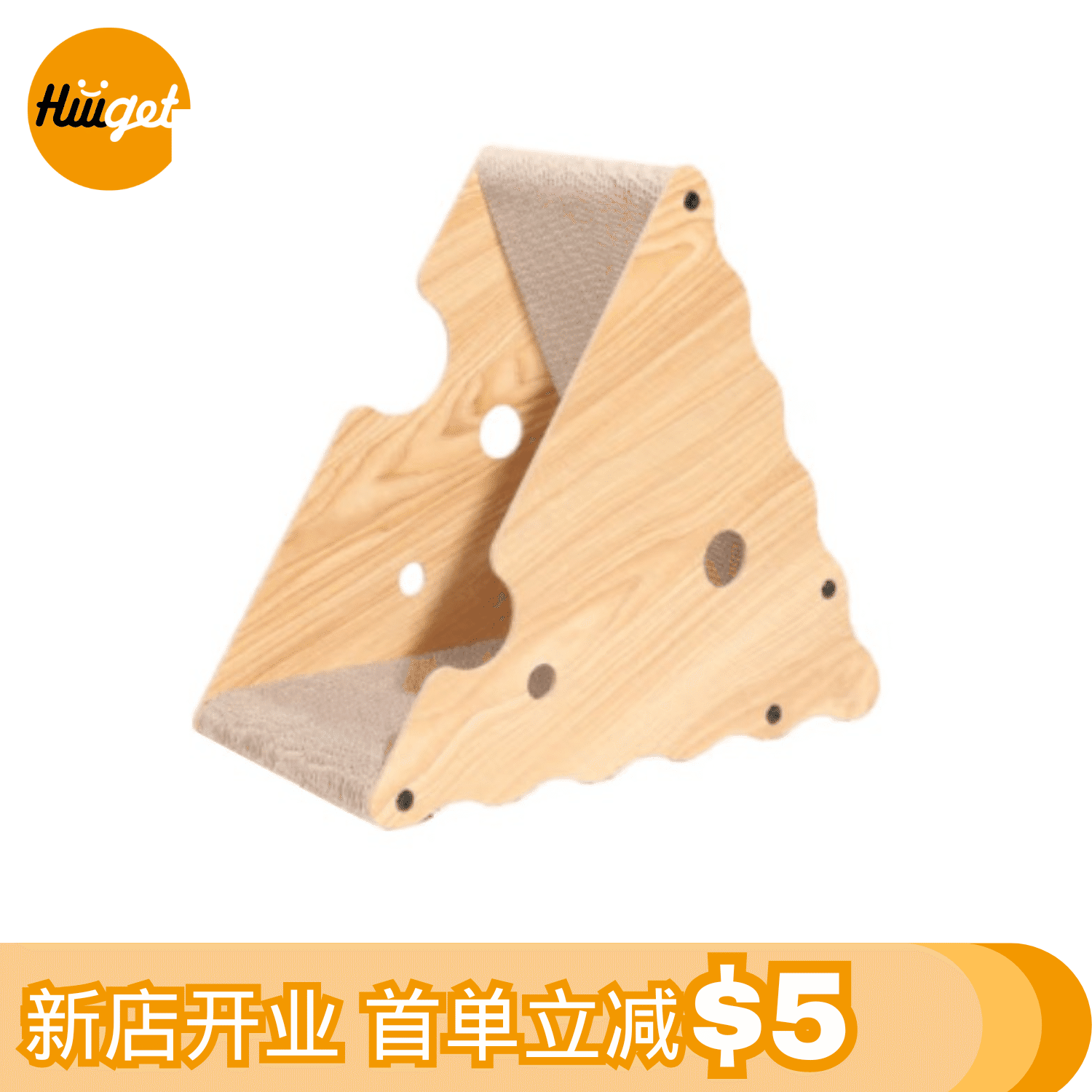 【HiiiGet】3 in 1 Cat Tower Cat Scratcher Cat Scratching Board Large LSMZB-ZSK 1 count