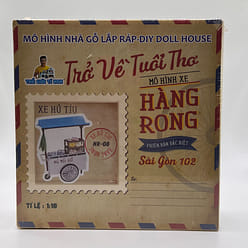 Vintage Vietnamese Noodle Street Cart DIY Kit 1 box