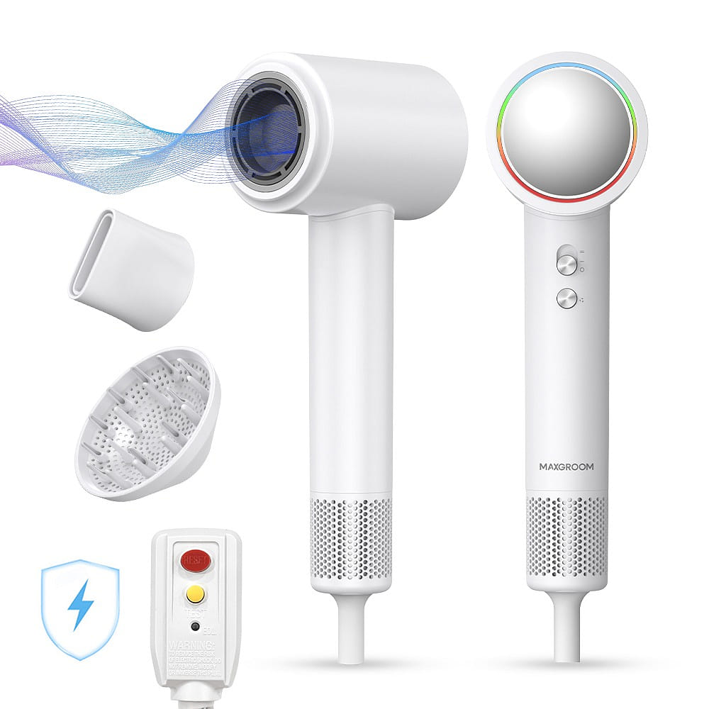 MAXGROOM High-speed hair dryer with double nozzle 1 each