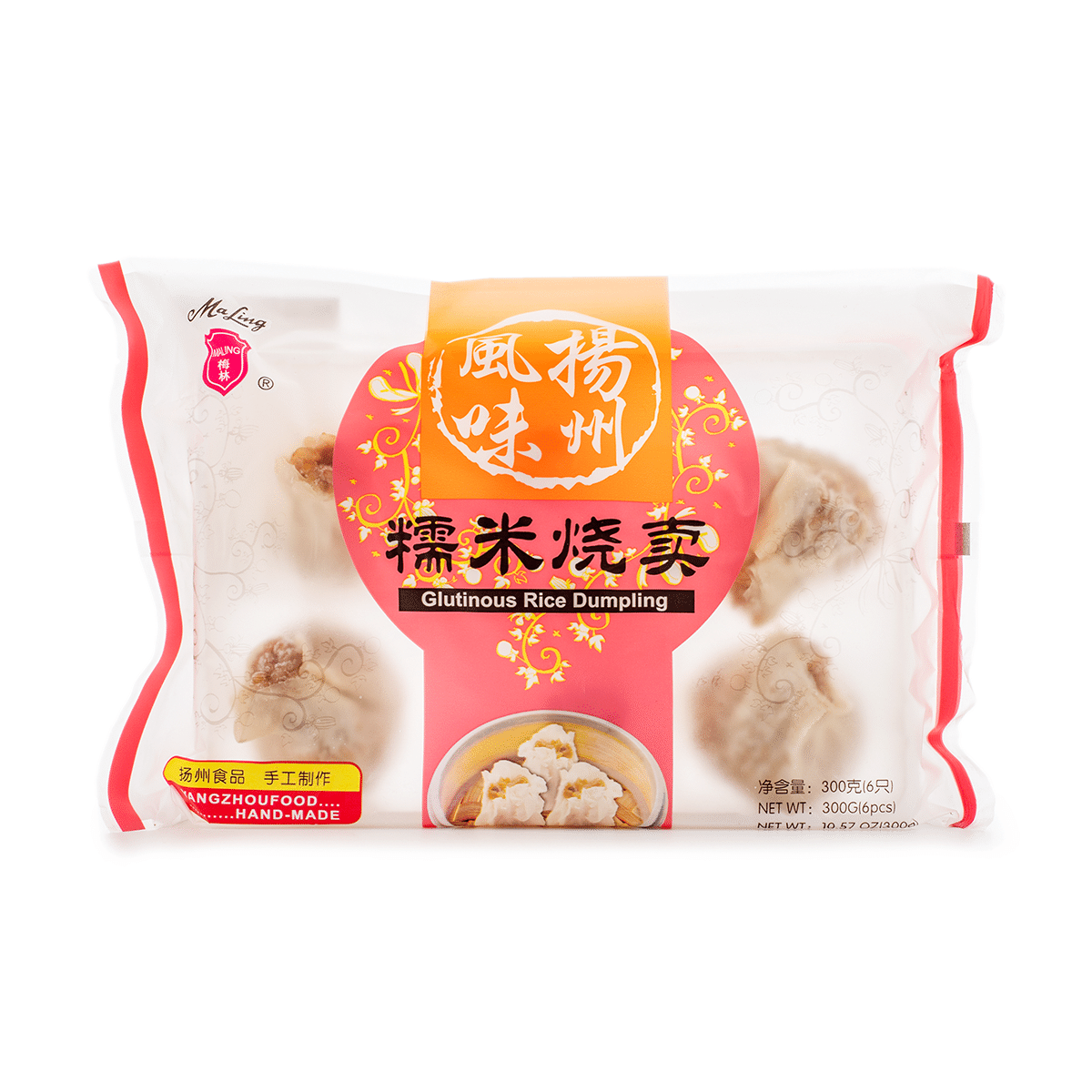 Maling Glutinous Rice Dumpling 6ct, Frozen 300 g