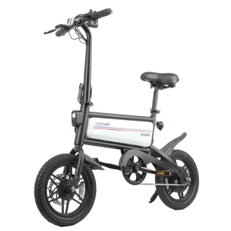 Gotrax Nano 14" Folding Adult Electric Bike,Foldable City Bike,White 1 ส่วน