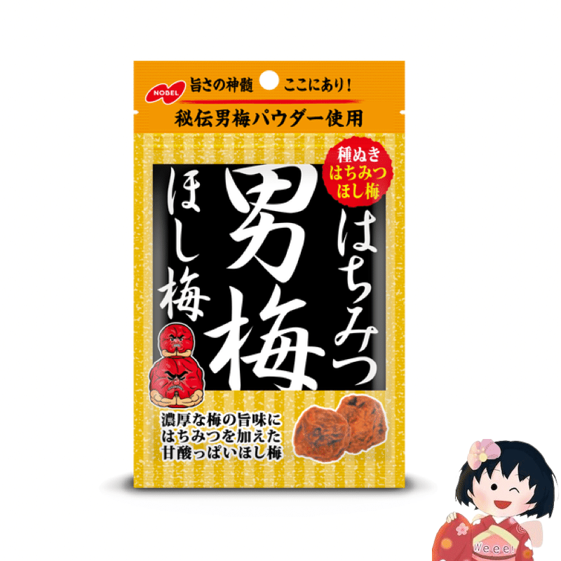 Japan    Nobel Honey Otoko Ume Hoshiume 20g 1 ส่วน