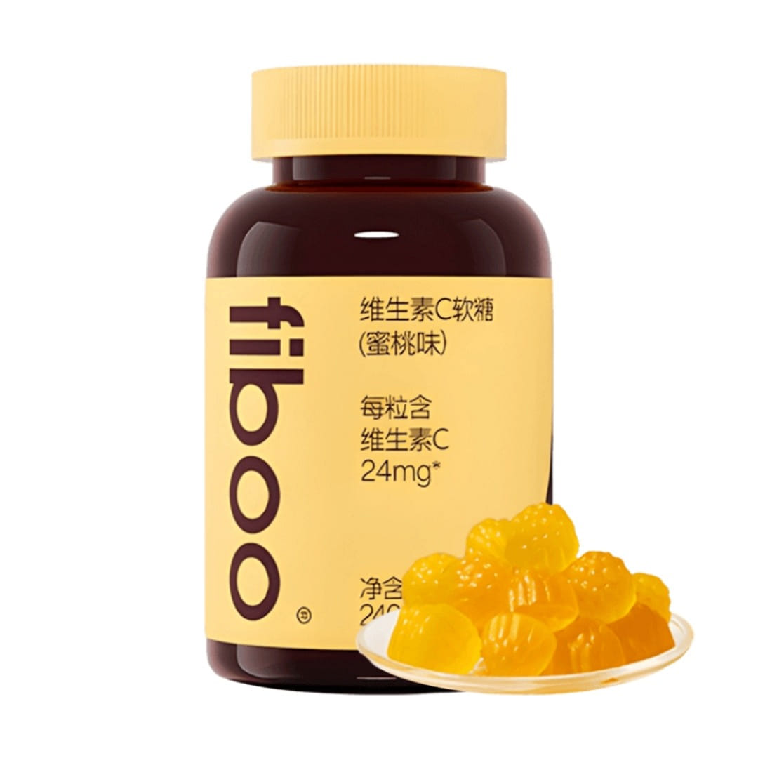 Fiboo Vitamin C Gummy  #Peach Flavor 240 g
