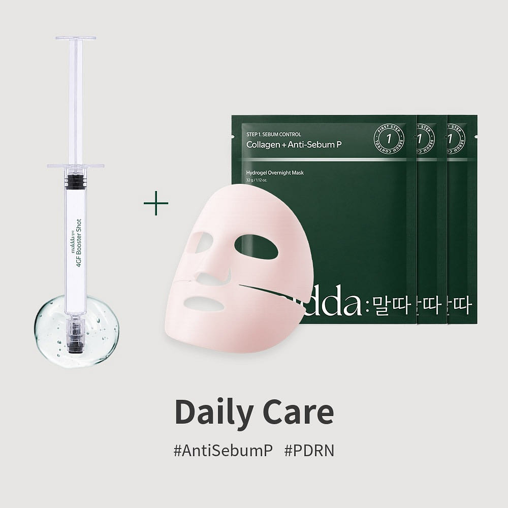 말따 모공케어 하이드로겔 오버나이트 마스크 앤 부스터샷 세트-STEP 1. 안티 세범 3 개