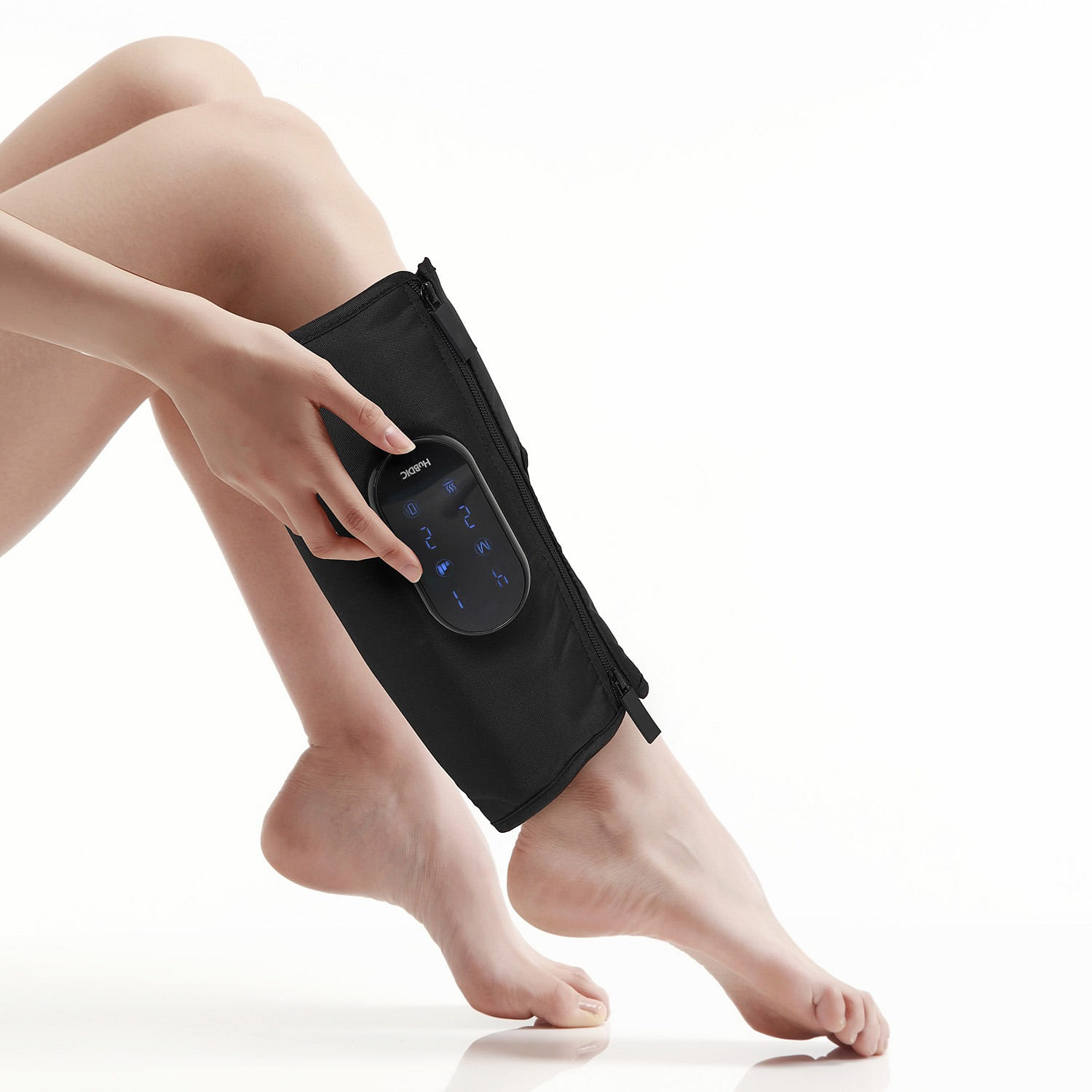 HubiCare Calf and Thigh Leg Massager Air Compression Massager with Heat- Single 1 count