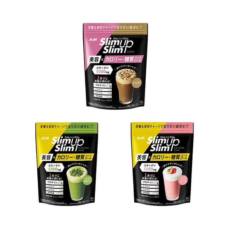 スリムアップスリム 酵素+スーパーフードシェイク 抹茶ラテ(315g*5袋