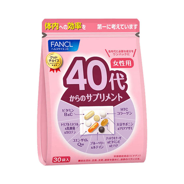 Supplement for Women in 40 years old 30 bags/ 1 อัน