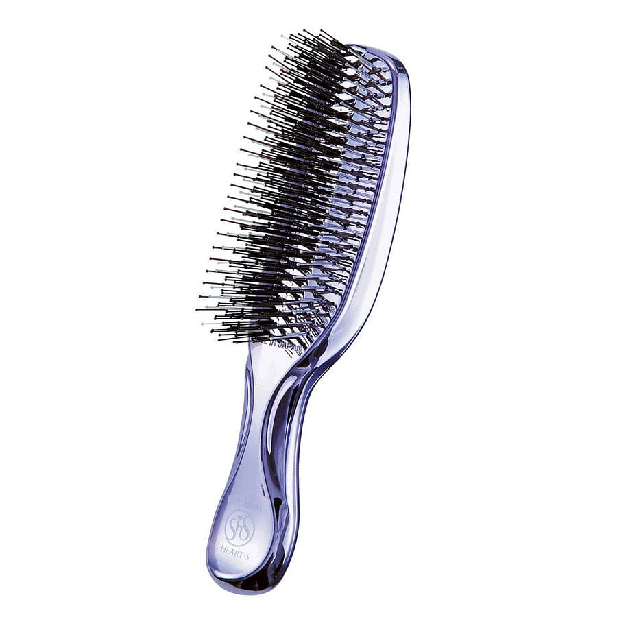 S.HEART.S Scalp Brush World Premium Long Purple 1 count