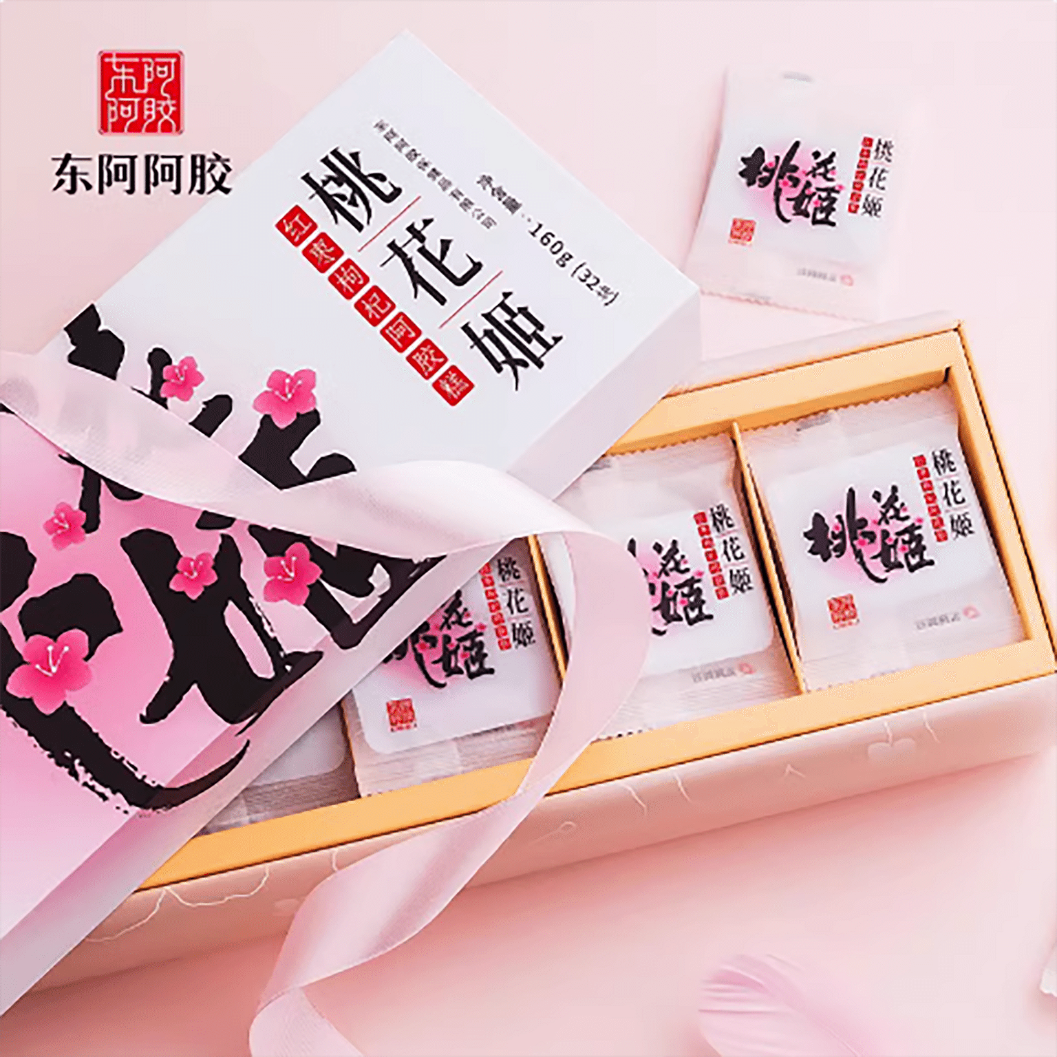 Dong'e Ejiao Peach Blossom Ji Ejiao Cake 75 그램