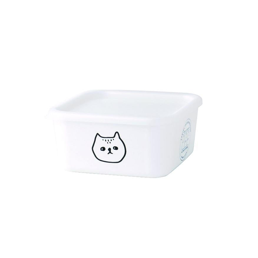 Japan Cutie Kitty Food Container Square XS 1 개입