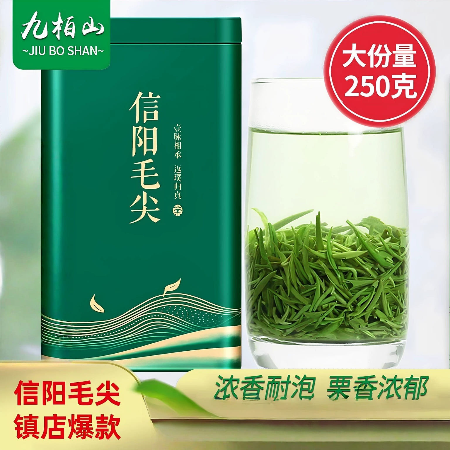 Xinyang Maojian Tea - Young Leaves 250g/Can 250 g