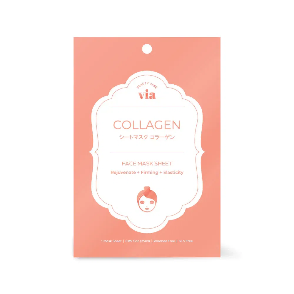 Via Beauty Face Mask Sheet Collagen 25 ml