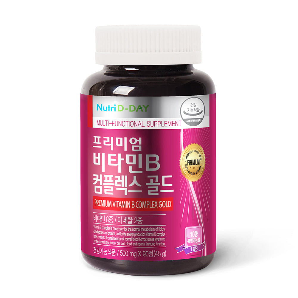 NutriD-DAY Premium Vitamin B Complex Gold 90p 1 each