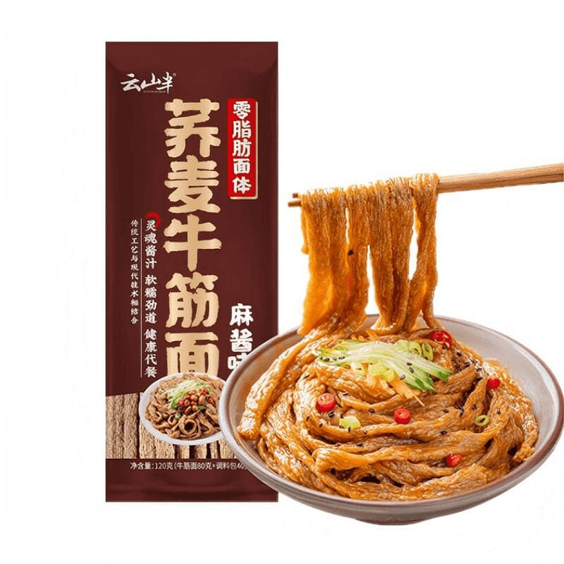 Yunshan Ban Buckwheat Beef Tendon Noodles 120g*1 p 120 g