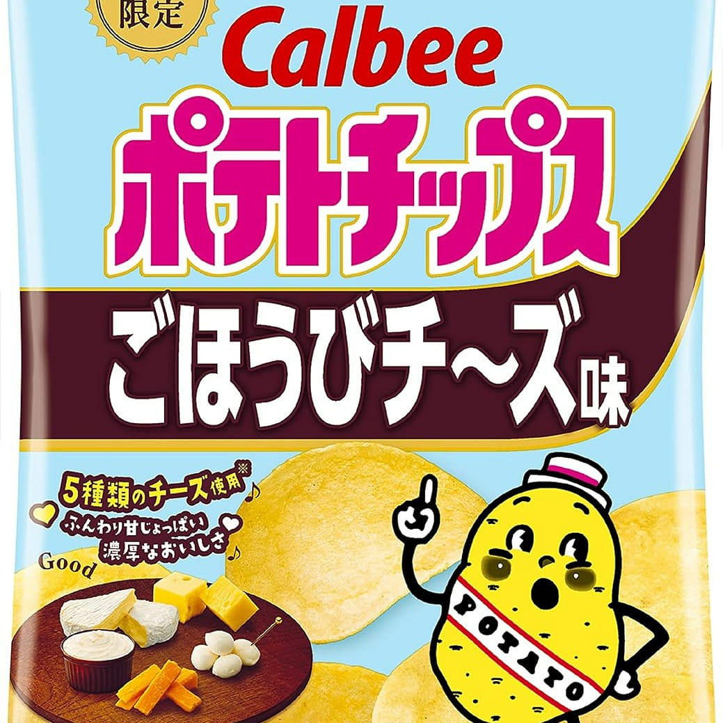 Calbee Potato Chips Reward Cheese Flavor 60g 60 그램
