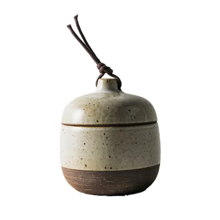 NESTLADY Japanese Style Wax Thread Stoneware Stew 1 count
