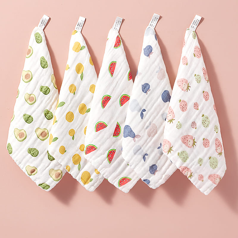Baby wipes made of pure cotton 5 pieces 1 count