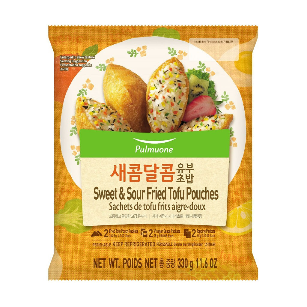 Pulmuone Sweet and Sour Fried Tofu Pouches 11.6 oz