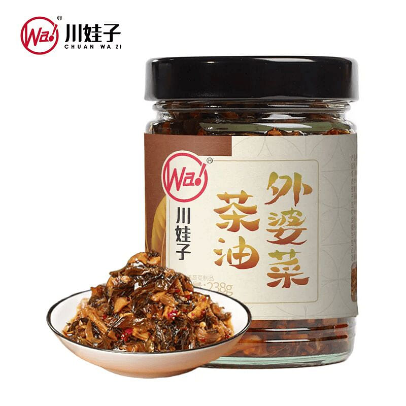 Chuanwazi Tea Oil Grandma's Vegetables 238g. 238 g