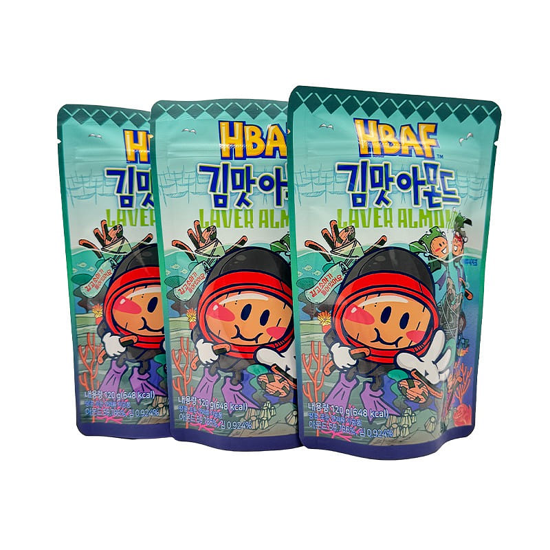 HBAF 海苔杏仁组合 120 克*3 包