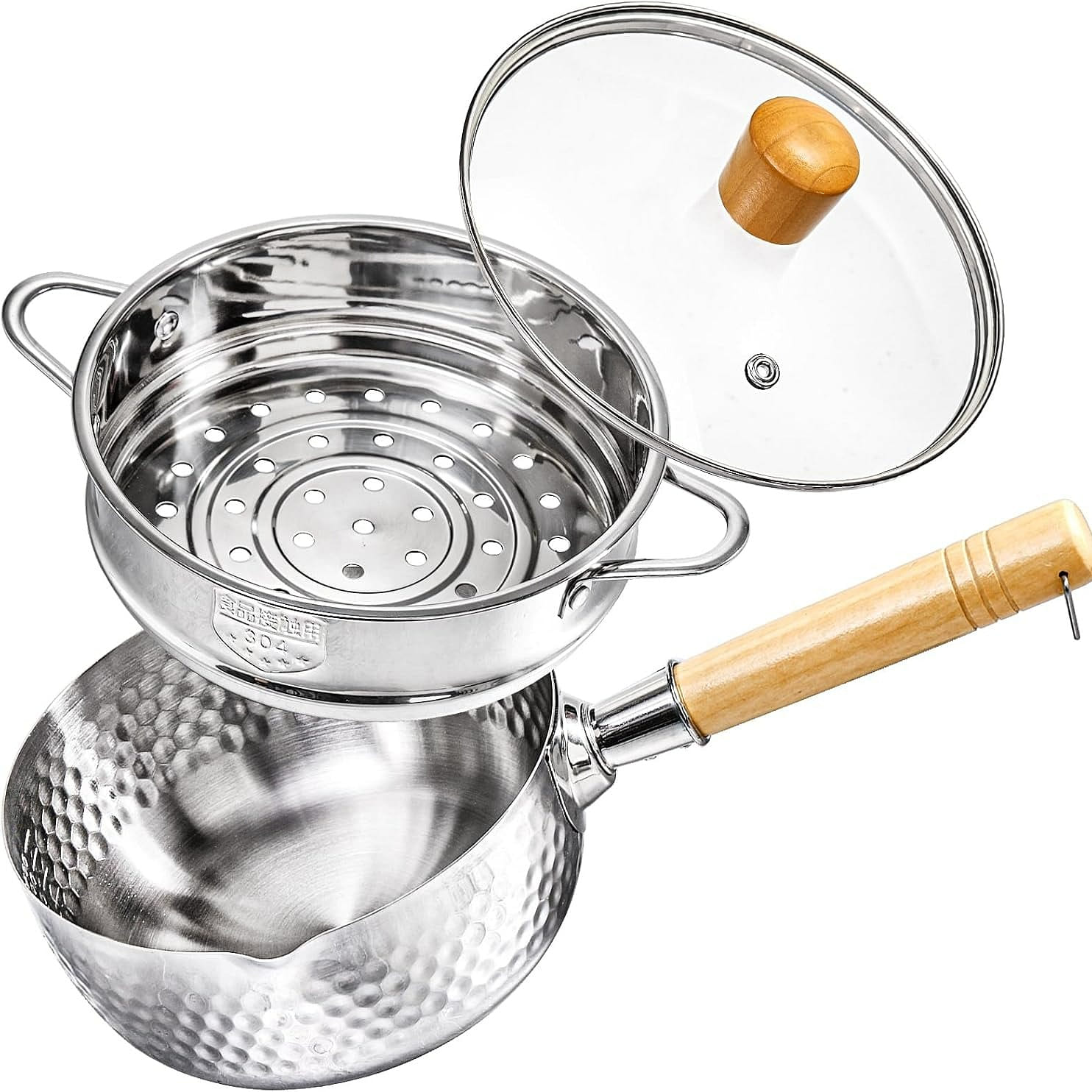 Stainless Steel Saucepan with Steamer, 1.2 Quart 1 개
