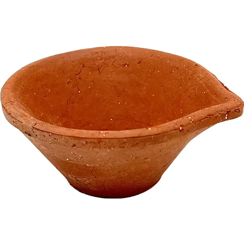 Plain Clay Diyas (Medium- 3") - 6 Pack 6 count