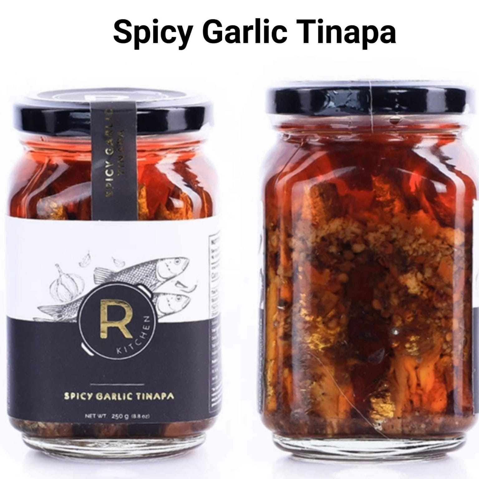 RKitchen Spicy Garlic Tinapa Gourmet Bottle 250 g