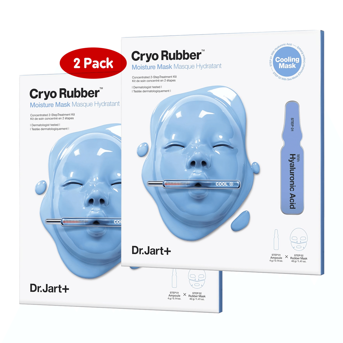 Dr. Jart+ Cryo Rubber with Moisturizing Hyaluronic Acid (2 Pack) 1 อัน