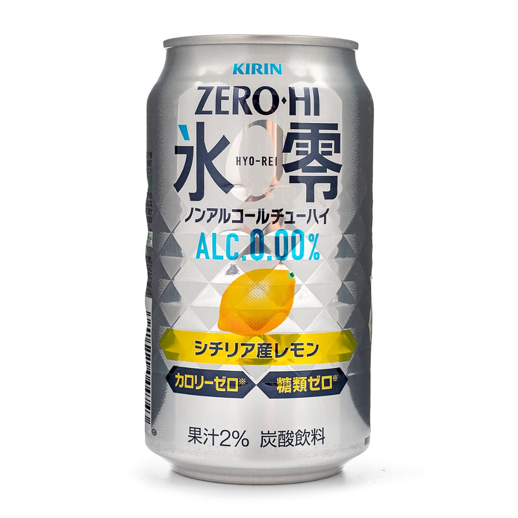 KIRIN Hyorei Zero-Hai Sicilian Lemon Non-Alcoholic Soft Drink 350 ml